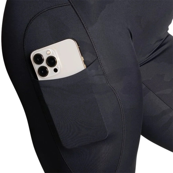 Better Bodies High Waist Leggings, Black Camo - Picture 3 of 5